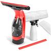 STARK Lavavetri Elettrico per Finestre Ricaricabile 3,7 Volt. Pulisci Vetri Elettrico Serbatoio 150ml Rimovibile. Aspiragocce a Batteria Professionale. Lava Vetri Finestre con Flacone Spray.