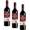 Lamberti Garda DOC Rosso - Vino Rosso, 750 ml (Confezione da 3)
