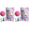 ZIMPLI - Grande Bomba da Bagno Unicorno a Sorpresa, 1 di 6 Giocattoli Unicorno da Collezionare, Uno per Baff Bomb, Giocattolo da Bagno Collezionabile per Bambini (Confezione da 2)