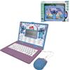 Lexibook - Disney Stitch - Computer portatile educativo bilingue inglese/francese, 124 attività di lingua, scrittura, matematica, logica, musica e giochi, ragazzi e ragazze, JC598Di1LXB