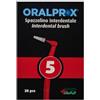PA GROUP OralProx® Scovolini Interdentali Micro Tascabili - Pulizia Profonda Spazi Interdentali - Anima Rivestita - 9 Misure - 20 Pz Blisterati Singoli (5 - Rosso)