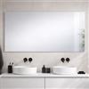 Kiamami Valentina Specchio bagno 120x70 cm reversibile con telaio a supporto