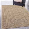 Carpetia Tappeto per interni ed esterni in iuta dal look moderno beige/marrone Dimensioni - 200 x 290 cm