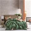 Linen House - Set Copripiumino Livia, Verde, Doppio