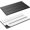 OUZRETUCU - Strisce magnetiche autoadesive forti, 6 pezzi, 15 cm x 25 mm x 2 mm, nastro magnetico adesivo per frigorifero, armadio, cucina