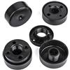 SOTECH Set da 4 x SO-TECH® Piede per Mobili GOLF III Ø 50 mm Sottopiede Piede per Zoccolo Sottopiede per Mobili nero regolabile