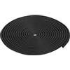 QUARKZMAN Nastro Tenuta Gomma Espansa, Diametro 3mm (1/8) Lunghezza 2 Metri (6,56 piedi) Gomma EPDM Rotonda per Guarnizioni Fai Da Te Magazzino Tappetini Tubi Schiuma Artigianato