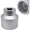 FAST WORLD SHOPPING - Chiave a Bussola Poligonale 50mm - 12 Punte Socket Attacco 3/4 - Bussola Professionale Bi-Esagonale per Chiavi a Cricchetto, Acciaio Cr-V, uso Professionale e Fai da Te