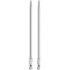 QUARKZMAN 2pz Punte per Cacciavite Chiave Esagonale 4mm (H4) Metrico 1/4 Attacco Esagonali 150mm (6) Punta Magnetica Lunghe Acciaio S2 Punta per Trapano Piatta Grado Industriale per Viti