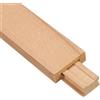 QUARKZMAN 2pz Guide Scorrevoli in Legno per Cassetti, Classico Binario Centrale in Legno, Kit di Sostituzione per Binari Inferiori Scorrevoli per Cassetti, 12 (30 CM)