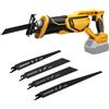 Roadtime Sega a Gattuccio per DeWalt 20V (senza Batterie), Seghetto Elettrica 0-4000 SPM Velocità Variabile con 4 Lame, motore brushless a bassa rumorosità Adatto per Tagliare Legno e Metallo