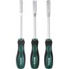 QUARKZMAN 3pz Chiave a Dado Metrico 6/7/8mm Cr-V con Asta Cava, Cacciavite a Bussola Esagonale con Punta Non Magnetica e Manico Antiscivolo per Riparazioni Automobilistiche