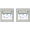 Wandbreite Set di fissaggio autoadesivo, supporto per foto e specchio, gancio Dibond (2 pezzi, 70 x 70 mm)