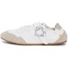 Desigual, scarpa in pelle con fibbia, Donna, Bianco, 36