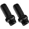 LEATT PIN KIT PEDALS 40PCS 8MM - ACCIAIO NERO ricambio pedali