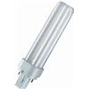 Osram - Lampada fluorescente compatta Dulux D 18W/827 G24d-2, luce calda