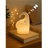 praclife Luce notturna a forma di elefante per bambini, ricaricabile, con 2 modalità di illuminazione, lampada in silicone per camera da letto con controllo touch, decorazione per cameretta dei
