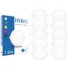 CLAR - Faretti LED da Incasso per Cartongesso, Faretto LED, Faretti Incasso Cartongesso 3000ºK, 12W (Pack 10)