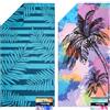 Winthome Telo Mare Reversibile - Teli Mare Grandi 180x90cm, Sciugamano Mare Microfibra Asciugatura Rapida Leggero, Telo da Spiaggia Senza Sabbia, per Donna Uomo Viaggi Vacanze Nuoto Campeggio (2 Pack)