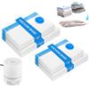 TIDEVAN Borsa sottovuoto per aspirapolvere e pompa elettrica, 11 pezzi, 2XL 3L 3M 3S custodia riutilizzabile per vestiti e piumini da viaggio