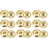 QUARKZMAN 72 Set Bottoni Automatici da Cucire 6/7/8mm Bottoni Automatici a Pressione Metallo per Chiusura Borse, Vestiti, Cucito, Artigianato, Oro