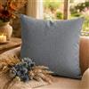 B O S A L O N I Federa HOME Impermeabile 45x45 cm - Federa Cuscino Antiacqua e Antimacchia - Tessuto Outdoor per esterno - (Grigio)
