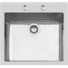 Foster 2272 050 Lavello da Incasso 1 Vasca Monovasca 560 x 520 mm sopratop Serie KE Q4 Acciaio Inox 2272050