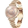 findtime Smartwatch da donna con funzione telefonica, frequenza cardiaca, monitor del sonno, contapassi, IP68, impermeabile, elegante tracker di attività, piccolo oro, gold, Moderno