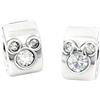 WEIMU Charms Ferma-perle in vero argento sterling 925 per bracciali, ferma-ciondoli per braccialetti con perle, perle ferma-ciondoli, m, Argento sterling, Zirconia cubica
