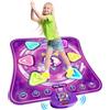 GuKKK Bambini Tappetino da Ballo con 6 LED, Tappeto da Ballo con Bluetooth per 3 4 5 6 7 8+ Anni,Tappetino da Ballo Elettronico,Giocattolo Tappeto Musicale da Ballo,Regali di Natale di Compleanno (Viola)