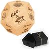 UNICRAFTALE Essens - Cubo di decisione in legno per diverse cucine, ideale come regalo per la cena, per donne, uomini, moglie, marito, regalo di compleanno