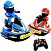 HUAJUN Auto Giocattolo Telecomandata, 2 Pezzi RC Collision Auto Super Bumper Car, 360° Drift Stunt Scooter Con Luce LED e Musica, Carrello da Calcio, Regali per Ragazzi e Ragazze