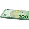 Scratch Lover Scratch Cash Euro - 100 Banconote Finte da 100€, Fac-Simile Euro, Dimensioni Reali