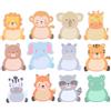 Daleweo 12 Pezzi Animali Blocchetti Memo Adesivi, 240 Fogli Block Notes Piccoli, Colore Mini Note Adesive, Regali Per L'Ufficio, La Scuola, Gli Studenti E I Bambini