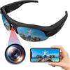 TANGMI Occhiali con Telecamera WiFi, 1080P HD & Grandangolo 120° Occhiali Action Cam, 2 Ore di Registrazione & WiFi per Ciclismo, Sci e Sport all'Aperto