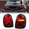 Archaic LED Luci posteriori Per Mini Cooper One F55/F56/F57 2014-2021 | Mini F56 Fari Posteriori con sequenziali,Con E-mark,play e plug