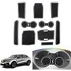 SKTU Compatibile con Renault Austral E-Tech Hybrid 2022-2024 2025 Tappetini Antiscivolo in Gomma,Console Centrale, Porta Bicchieri, Portabicchieri Bianco Accessori Austral (Bianco)