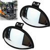 Mocoli 2x Specchietti Retrovisori per Carrelli Elevatori, Specchietti Retrovisori per Trattori e Mietitrebbie Specchietto Retrovisore Universale Specchietto per Angolo Cieco