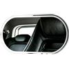 WOLAIYE Specchio cosmetico universale per interni auto, specchio cosmetico portatile per visiera parasole e sedile posteriore dell'auto
