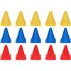 Anlising Coni da Allenamento, 15PCS Cinesini per Allenamento Calcio, 18CM Cono di Traffico in Plastica, Coni di Formazione, Conetti Segnaletici,Coni da Calcio,per il Calcio,Sport,Allenamento(3 Colori)