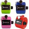 ZFRITP 4 Pz Contatore Manuale Contatore Clicca 4 Cifre Contatori Manuali Click Meter per Contatore Manuale Meccanico, Conto Fino A 9999, Tour/Sport/Allenatore/Scuola/Evento