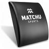 MATCHU - Addominale Tappetini per il Fitness - Addominali e Core Trainer Mat per Gamma Completa di Movimento Ab Allenamenti - Nero