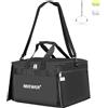 NEEWER TB03B Borsa Porta Palline Tennis, Cestello da Trasporto per Tramoggia di Raccolta Pieghevole in Poliestere con Tasche Laterali per Raccoglitore Palline TB01S, Max 120 Ball, Solo Sacca Inclusa