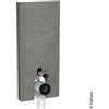 Geberit Monolith modulo sanitario per WC a pavimento, 131033005, Monolith ardesia opaco/nero cromato spazzolato [Elementi ad Incasso > Elementi Incasso per WC]