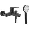LAUFEN Laurin rubinetto vasca esterno, miscelatore monocomando, HF500760428000, Laurin nero opaco [Rubinetteria Bagno > Rubinetteria Vasca]