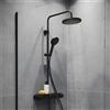 Duravit Shower Systems colonna doccia con termostatico, TH4380008046, Shower Systems nero opaco [Rubinetteria Bagno > Colonne Doccia]