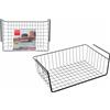 METALTEX - Cestello sottopensile Kanguro nero - h14x40x26 cm