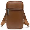 WFCKPQF Borsello da Cintura per Cellulare Uomo Pelle, Borsa a Tracolla Telefono, Sacchetto a Spalla Portamonete Custodia da Cintura per Outdoor Campeggio Viaggio