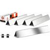 QuliMetal Set di barre aromatizzanti per barbecue a gas 7620 non magnetico calibro 16 per griglie a gas Weber Genesis serie 300 (17,5 x 2,25 x 2,375)
