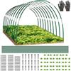 HuaMuDM Tunnel per Piante, Tunnel per Aiuole Rialzate, Tunnel Giardino per Cortili. Archi Tunnel, Supporto Tunnel Giardino, Archi per Tunnel Orto, Cerchi Serre,Pneumatici per Serra (50pcs)